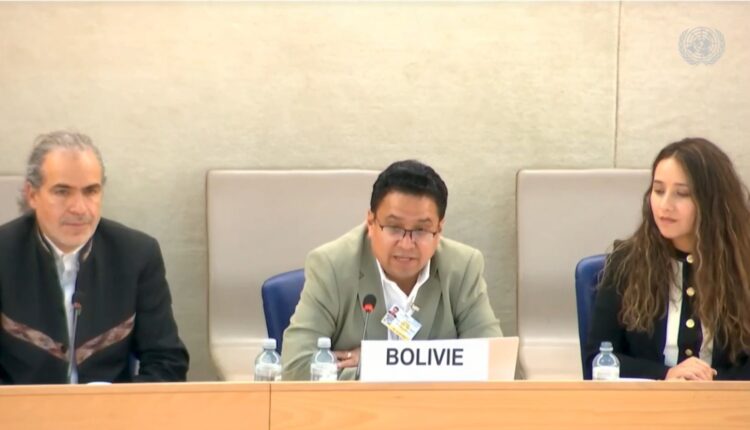 En la ONU, Bolivia presenta avances ‘significativos’ sobre la situación de los derechos humanos