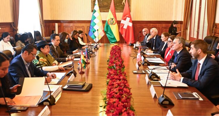 Bolivia y Suiza fortalecen lazos de cooperación y comercio