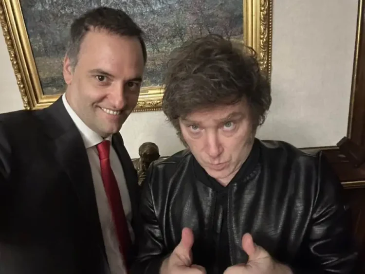 Manuel Adorni vocero y hombre de confianza de Milei/ RRSS Adorni