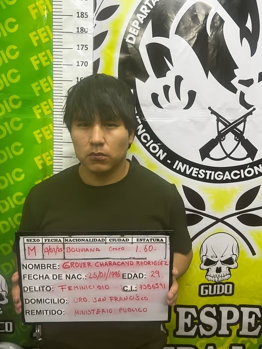 Grover Characayo fue condenado a 30 años de cárcel por el feminicidio de Evelyn.