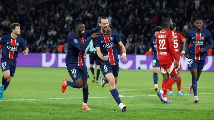 PSG remonta ante el Brest y sigue con pleno de victorias en Ligue 1