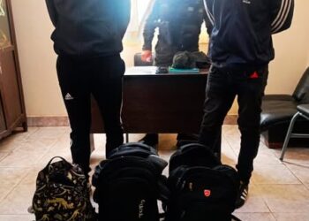 Los aprehendidos y la droga