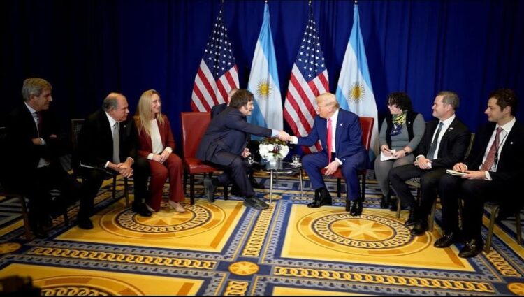 Milei y Trump tuvieron una reunión