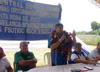 Rolando Cuéllar es proclamado como primer candidato a senador por el MAS en Santa Cruz