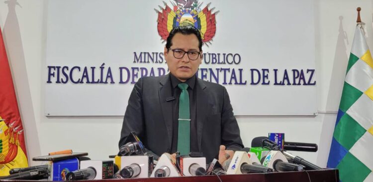 El Fiscal Departamental de la Paz, Luis Carlos Torrez