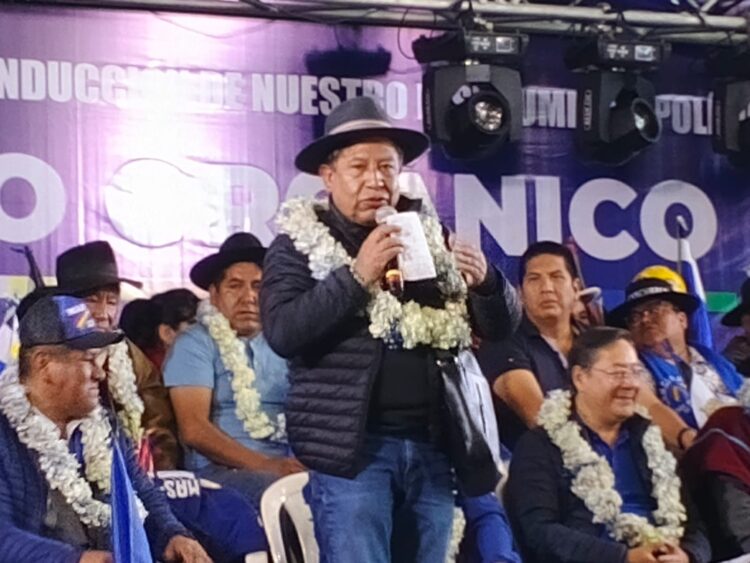 Choquehuanca señala que ni el instrumento político ni el proceso de cambio están fundidos
