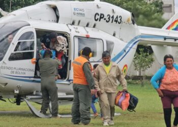 Los evacuados recibieron atención médica