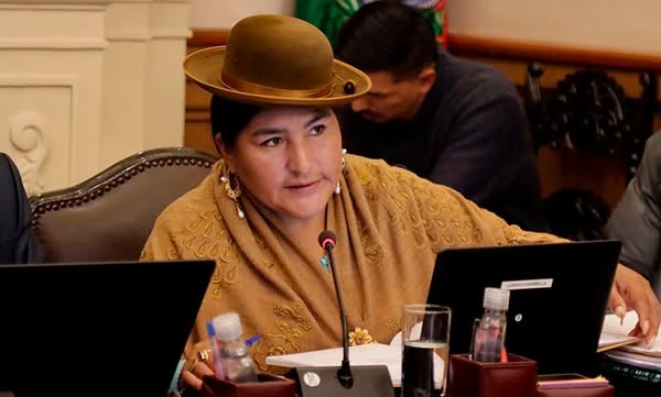 La presidenta del Concejo, Lourdes Chambilla.