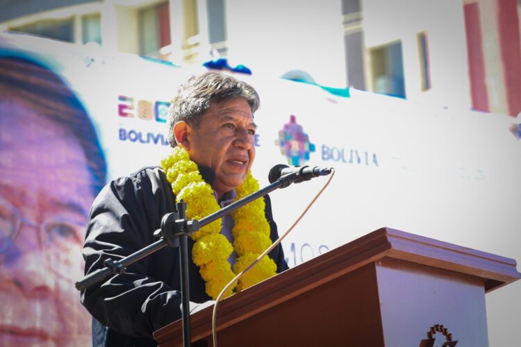 Choquehuanca aboga por el apoyo del pueblo al gobierno de Arce
