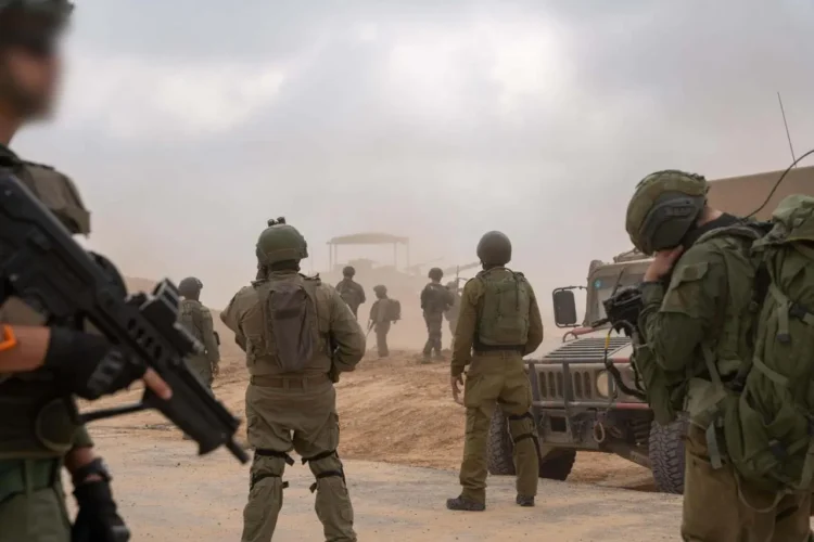 Los militares israelís están dentro el enclave/FDI
