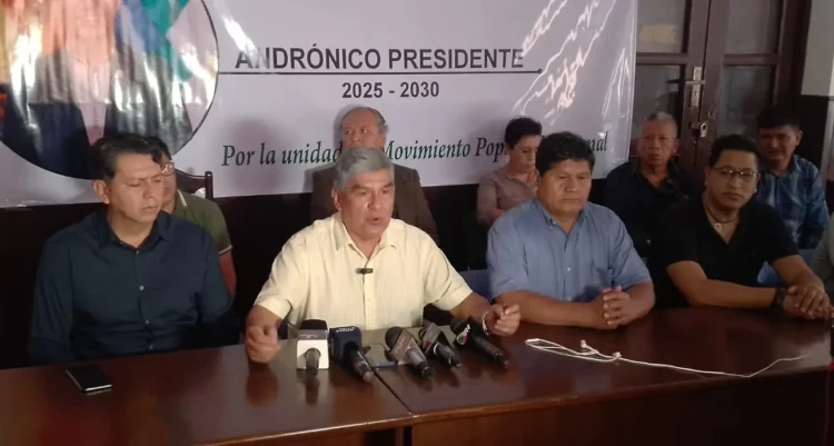 Androniquistas conforman ‘Bloque Bicentenario – Andrónico 2025-2030’