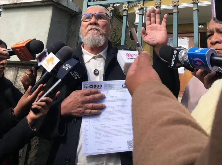 Ardaya advierte que la CIDOB no reconocerá al siguiente gobierno