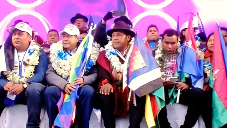 El MAS de La Paz proclaman a Arce como candidato presidencial
