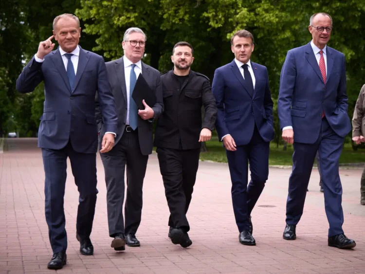Zelenski recibe el apoyo de sus socios europeos/ RRSS Volodimir Zelenski