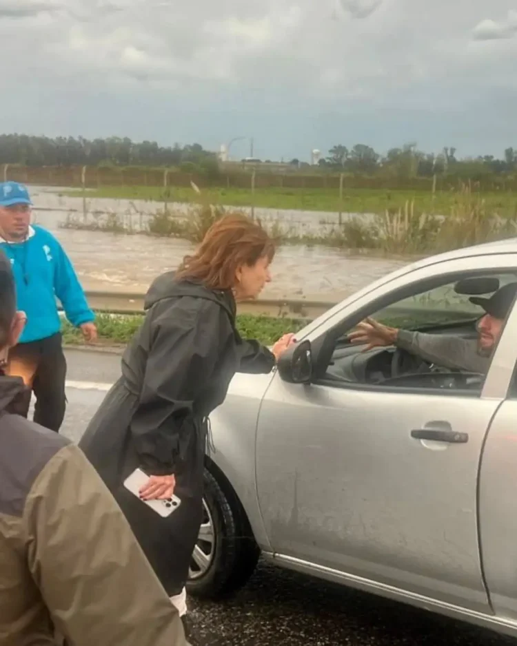 La ministra Patricia Bullrich estuvo en Zárate/ RRSS Patricia Bullrich