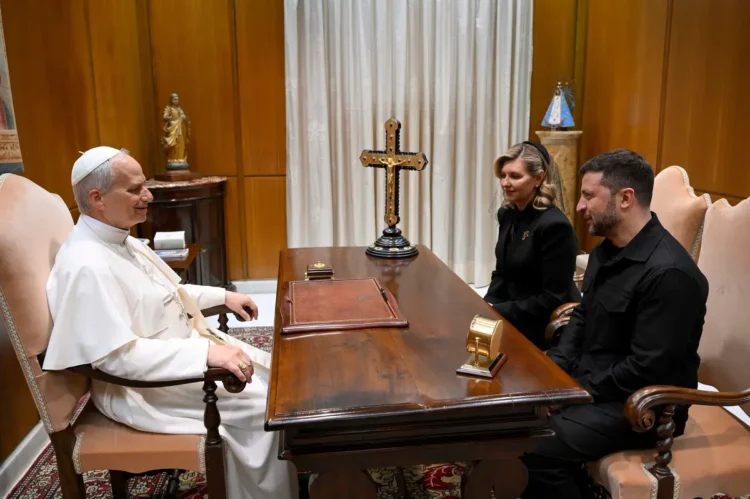 El Papa tuvo un encuentro privado con Zelenski/RRSS Volodimir Zelenski