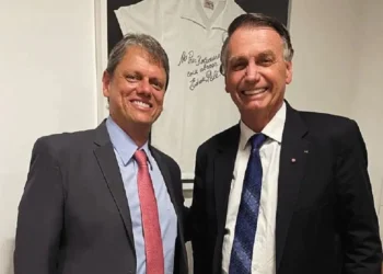 Tarcísio de Freitas con su aliado Jair Bolsonaro/ RRSS Tarcísio de Freitas