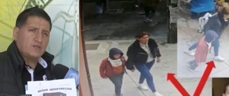 Ernesto Córdova, padre del niño desaparecido Santino informa que su hijo está con su madre.