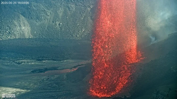 El Kilauea en Hawái comenzó a expulsar columnas de lava/USGS