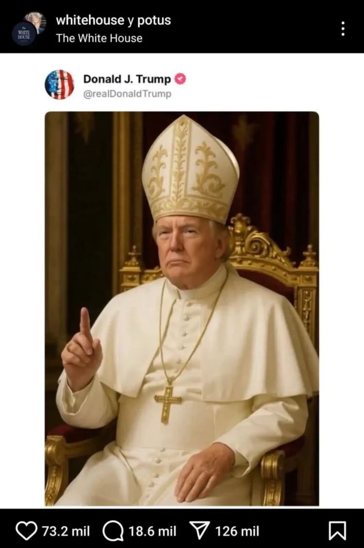 La imagen publicada por Donald Trump/ Truth Social