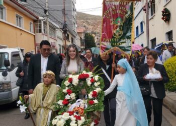 Celebración de los Reyes Magos en Oruro.