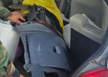El militar intentó sustraer un tablero