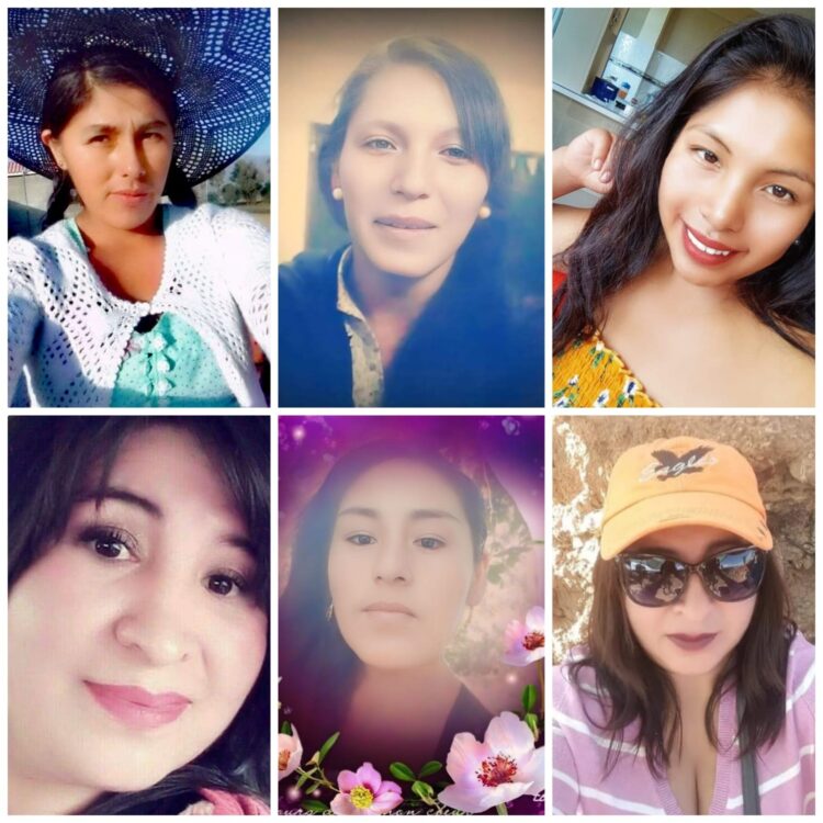 Seis de las 17 víctimas de feminicidios ocurridos en Cochabamba.