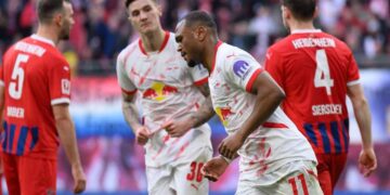Leipzig tropieza ante Heidenheim (2-2) y cede el cuarto puesto al Friburgo