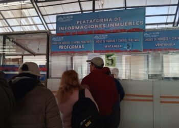 Oficina de Recaudaciones en El Alto.