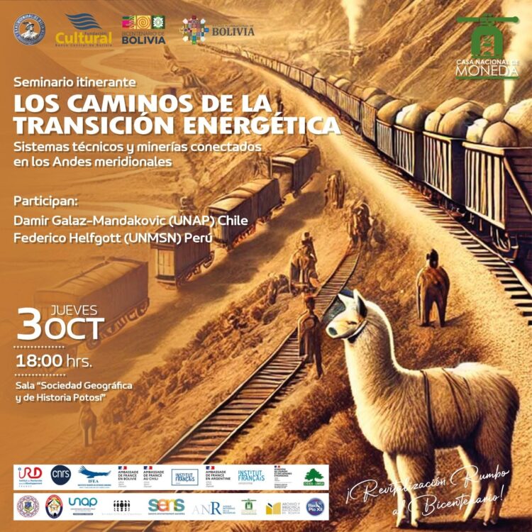 Potosí será sede del seminario internacional que explora las dinámicas mineras de la región andina.