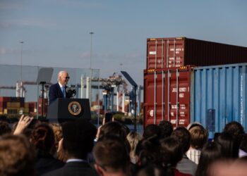Joe Biden participó en un mitin