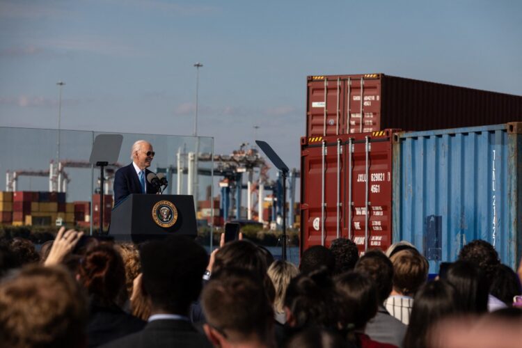 Joe Biden participó en un mitin