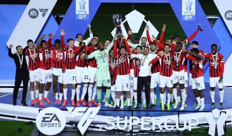 AC Milan sorprende con remontada ante Inter y se lleva la Supercopa de Italia