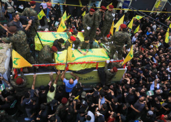 Funeral de comandante de Hezbolá