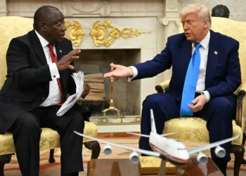 El presidente de Sudáfrica fue acorralado por Trump en el Salón Oval/AFP