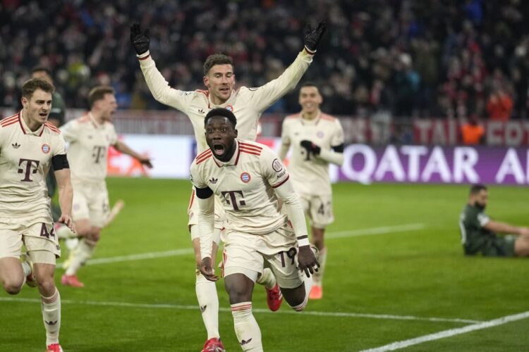El Bayern a octavos con susto en un día de sorpresas en Champions