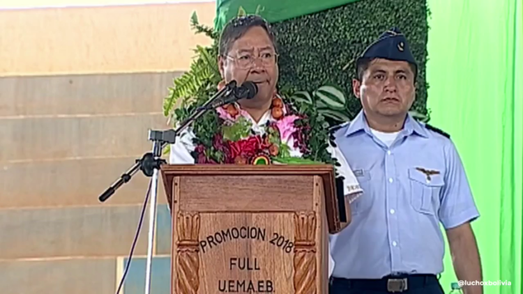 Arce dice que la derecha quiere levantar la cabeza y acusar al MAS por la situación del país