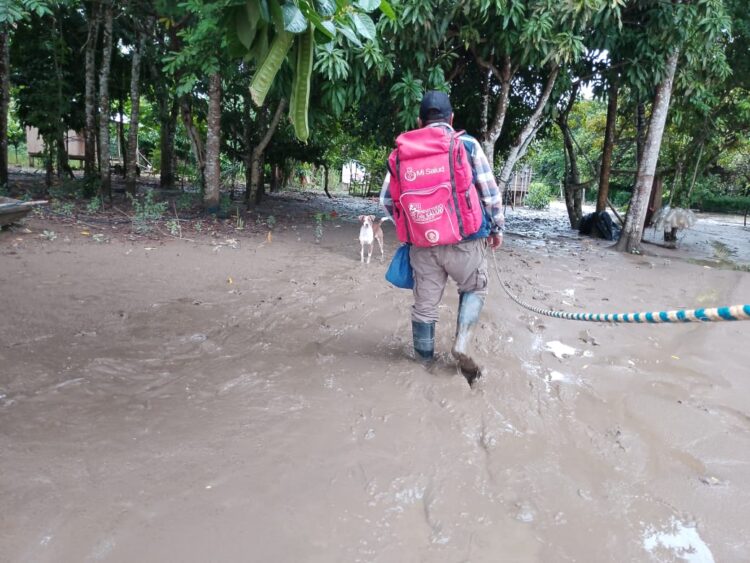 Atenciones en zonas afectadas por las lluvias superan los 3.000 casos