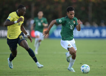 Pese a su buen juego, Bolivia cae (2-1) ante Ecuador en el Sub-20