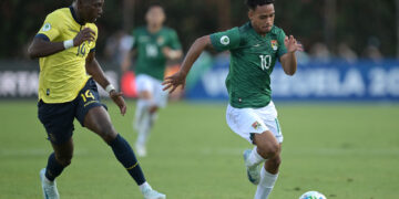 Pese a su buen juego, Bolivia cae (2-1) ante Ecuador en el Sub-20