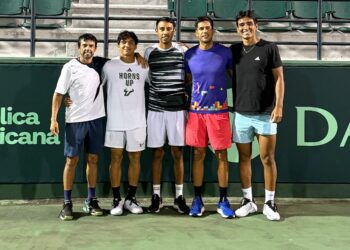 El Team Bolivia ya se entrena en Santo Domingo para la Copa Davis