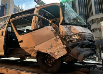 Una colisión en el centro de La Paz termina con una fallecida