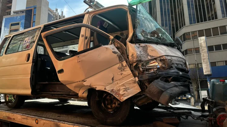 Una colisión en el centro de La Paz termina con una fallecida
