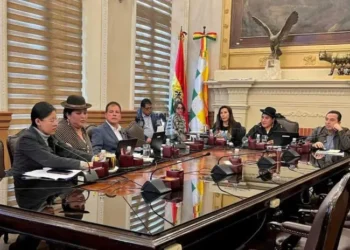 Los concejales del Movimiento Al Socialismo aprobaron la ley de congelamiento de tarifas. FOTO: GAMLP