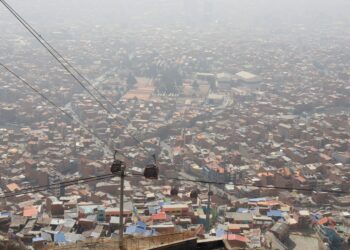 La Paz marcó la contaminación más alta en 10 años