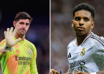 Courtois y Rodrygo son duda en el ‘Clásico’ contra el Barça por lesión