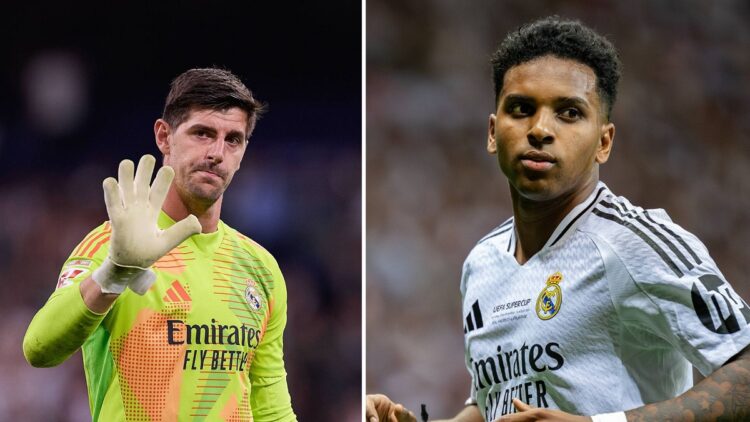 Courtois y Rodrygo son duda en el ‘Clásico’ contra el Barça por lesión