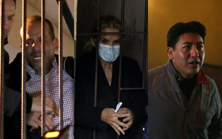 Penitenciarías garantiza el traslado de Áñez, Camacho y Pumari a su juicio oral del jueves