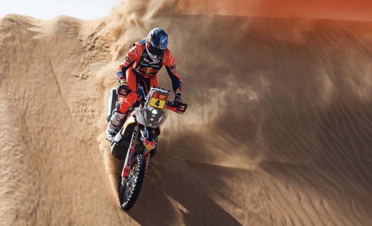Sanders logra su quinta victoria en el Dakar y amplía su ventaja en motos