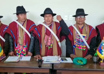 Los Ponchos Rojos ratifican bloqueo de caminos desde el lunes 16
